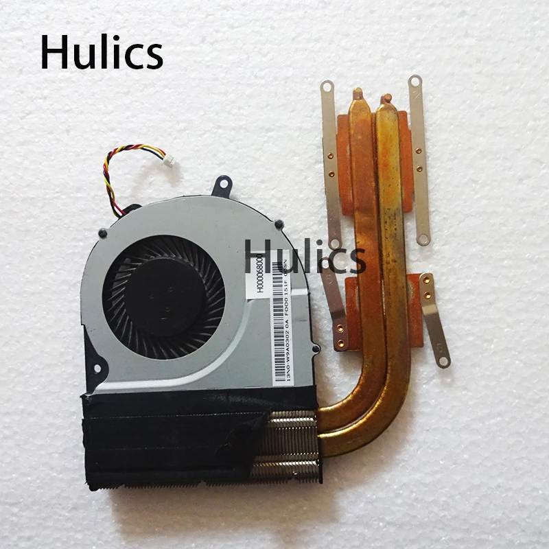 

Hulics Used H000068000 Heatsink Cooling Fan 13N0-W9A0302 DFS531305M30T For Toshiba Satellilte P50-B