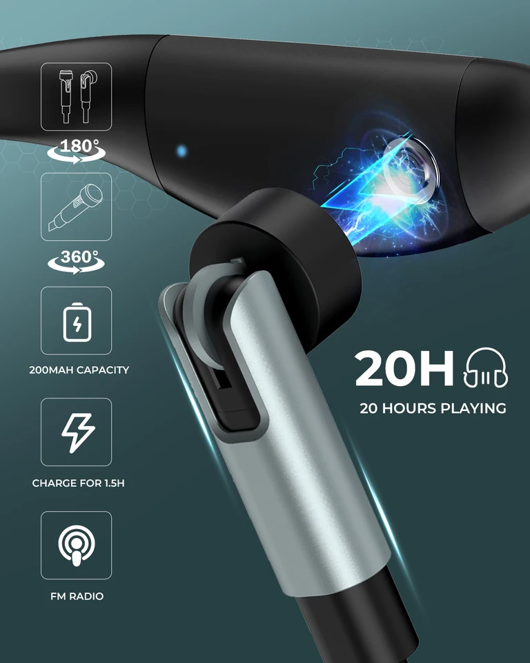 泳ぎ用の防水MP3プレーヤー、Tayogo IPX8 8GBスイミングヘッドセット、シリコンコーティングされた防水ミュージックプレーヤー、20時間再 S175d7d54150e4fcf865f1e17427a8