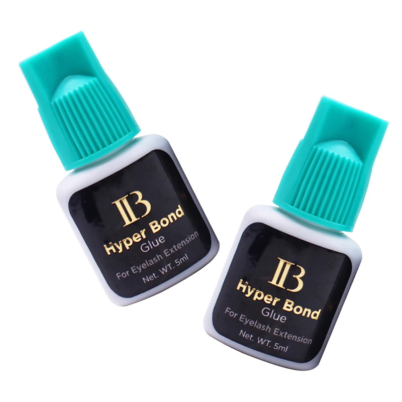 10 Bottles  IBeauty Hyper Bond Glue for Eyelash Extensions Professional 5ml Korea Cyan Cap False Lash Adhesive Makeup Tools 5