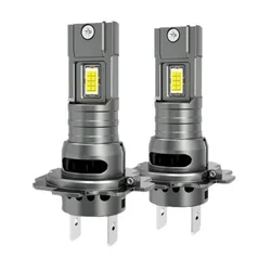 Faro LED ad alte prestazioni 30000LM - Lampada auto compatta plug and play con raffreddamento turbo wireless e ventola, luminosità 6000K