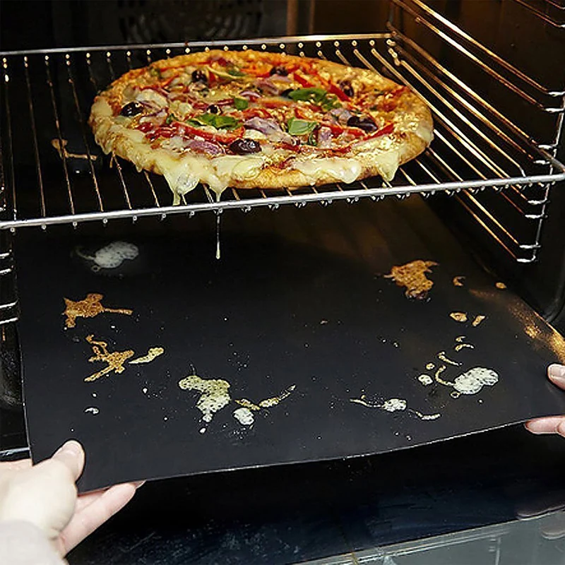 BBQ Grill Mat 40X33CM Non Stick Barbecue Grill Liners Oven Foil Barbecue Liner Mat Kitchen Tools Accessories 1/5/10pcs 50% bbq grill mat