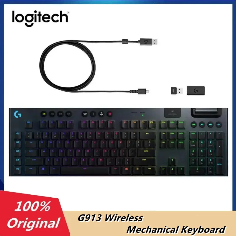 LogitechG913WirelessMechanicalGamingKeyboardLIGHTSPEEDRGB