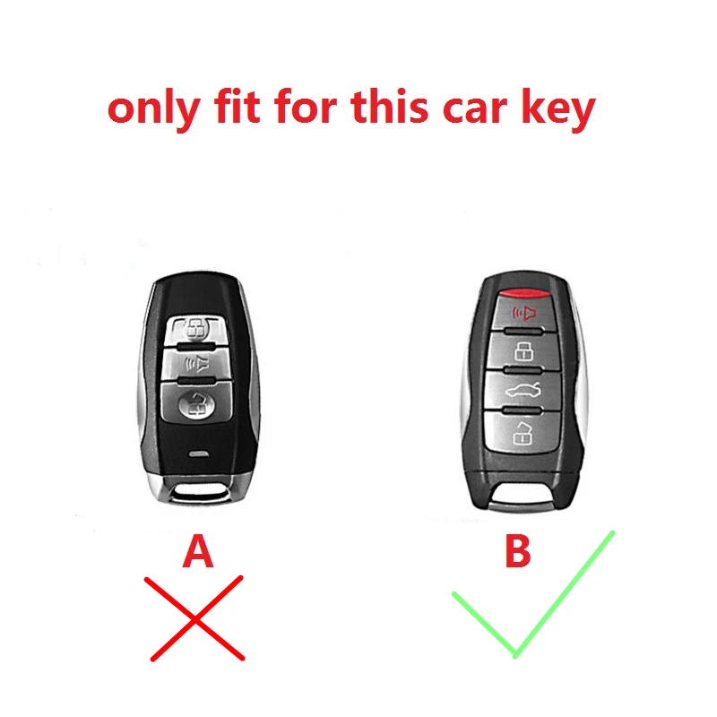 Luminous Car Key Case Shell For Great Wall Haval Coupe H7 H8 H9 GMW H6 Smart Cover Color Stripe Remote Fob Shell Case Keychain