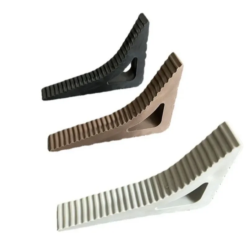 Door Stopper Triangle Rubber Block Wedge Anti-collision Protection Window Limiter
