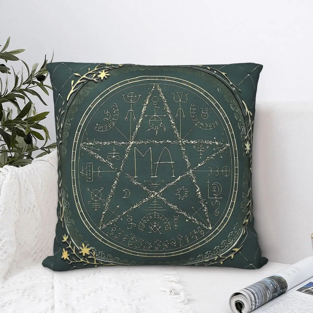 

Magic Seal Cojines Throw Pillow Case Cushion Covers Home Sofa Chair Decorative Backpack