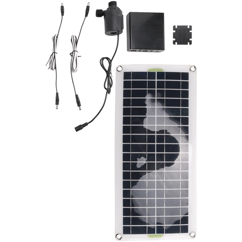 

50W Solar Water Pump 800L/H DC12V Low Noise Solar Water Fountain Pump For Family Garden Water Fountain Irrigation Pump