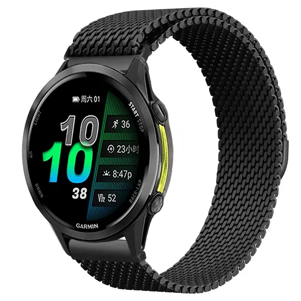 Elegant Magnetic Milanese Loop Strap - Metal Bracelet for Smartwatches (18/20/22mm)