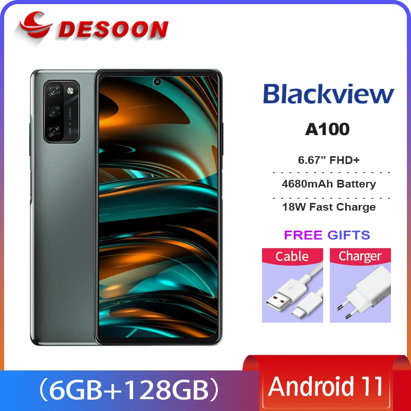 Blackview A100 Android 11 スマホ本体 6+128GB | www.jarussi.com.br