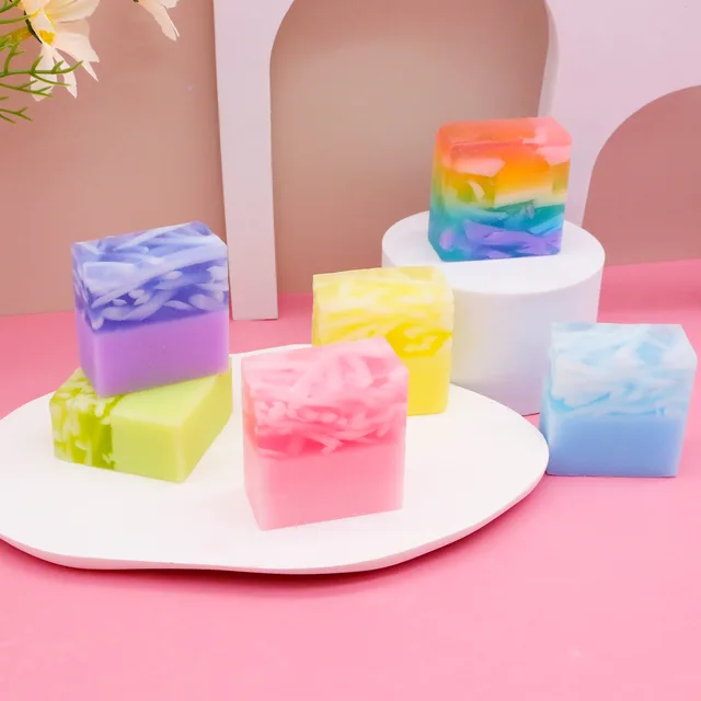 100g Handmade Toilet Soap Souvenir Gift Plant Essence Soap Multiple Fragrance Types Suitable for All Skin Types Clean The Shiny