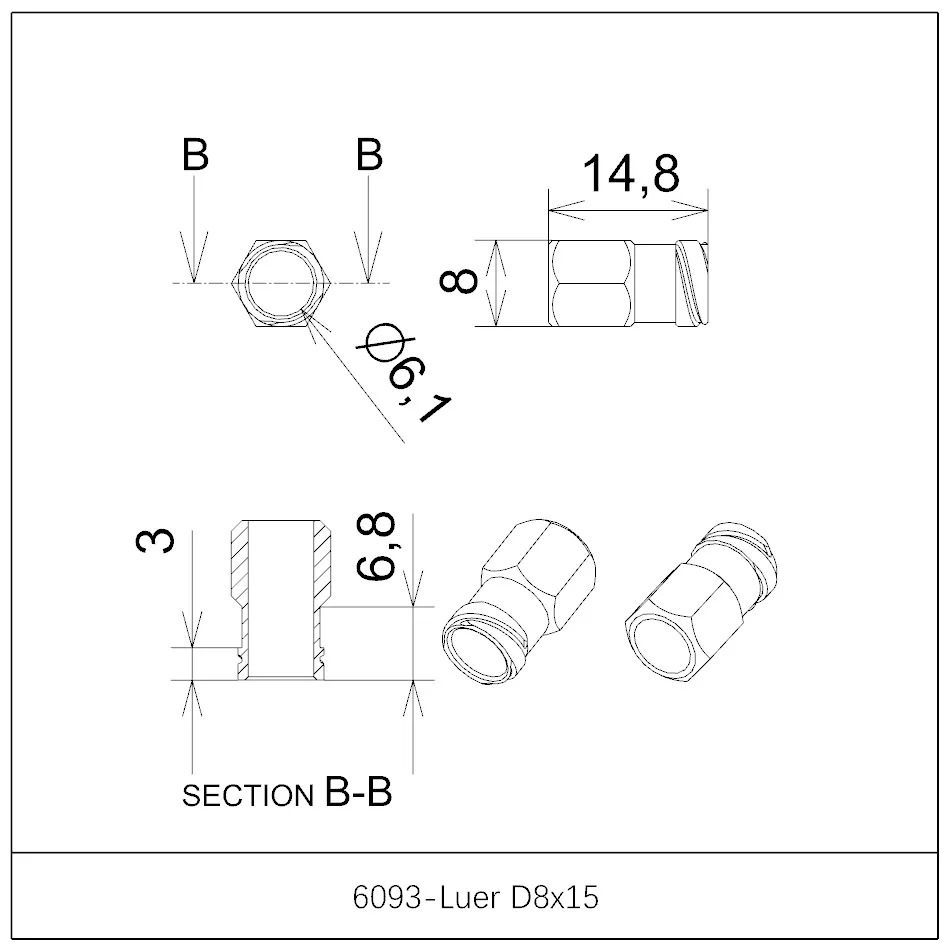 Adapterschraube, Ölwechsel-Werkzeug, passend für M5/M6/M7, Entlüftungsset in mehreren Größen, Anti-Verlust-Aluminiumlegierung, Zubehör für hydraulische Bremsen – Detail 14