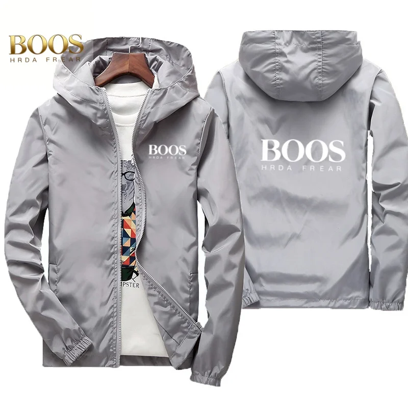Boos 브랜드 가을 재킷 남성용 방수, 따뜻하고 방풍 캐주얼웨어 야외 방풍 재킷 야외 낚시복