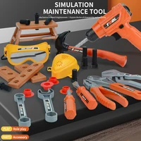 Children Tool Toy Set Boy's Simulation Repair Chainsaw Repair Screwdriver Play House Parent-Child Interactive Toy Birthday Gift 1