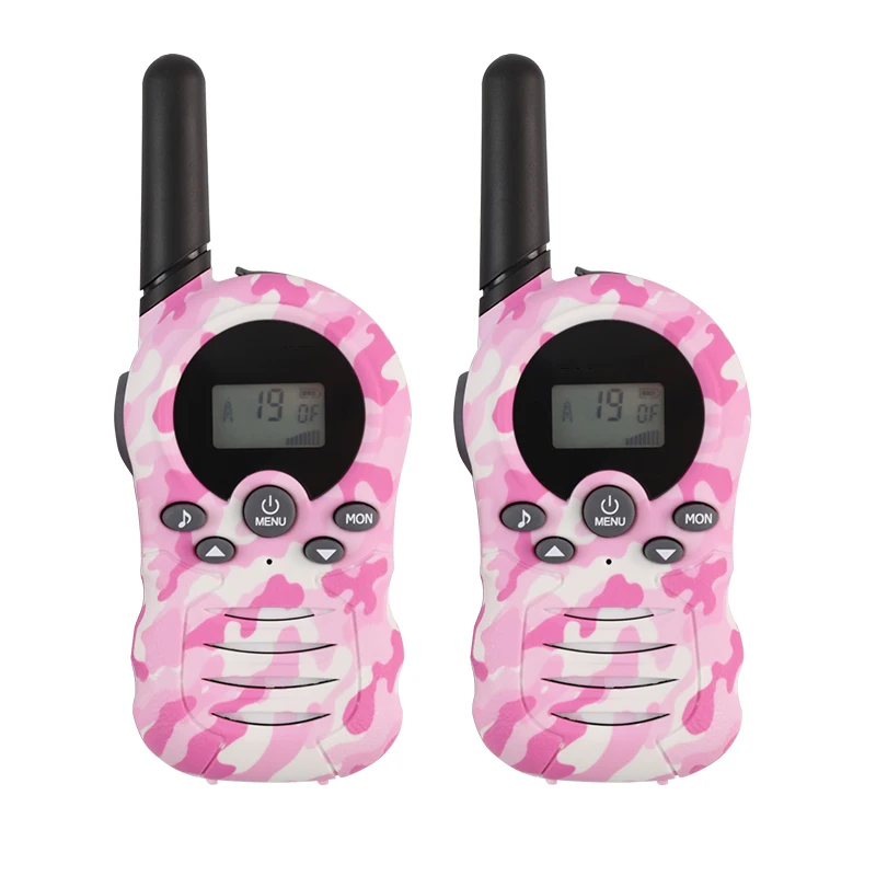 Kid's Walkie Talkie AA Battery Wireless Intercom Two Way Communication Handheld Transceiver 22 Channels LCD Flashlight for Gift - 6
