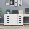 5-Drawer Chest With 1 Door Dresser for Bed Room Furniture Office Organization and Storage Chest of Drawers in the Bedroom Vanity 1
