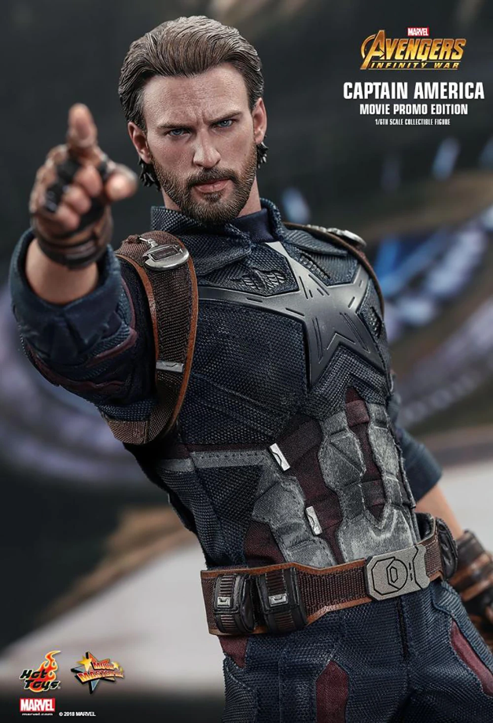 New Details about   Hot Toys HT MMS480 1/6 Captain America Action Figure Body 6.0 Outfits 12in 