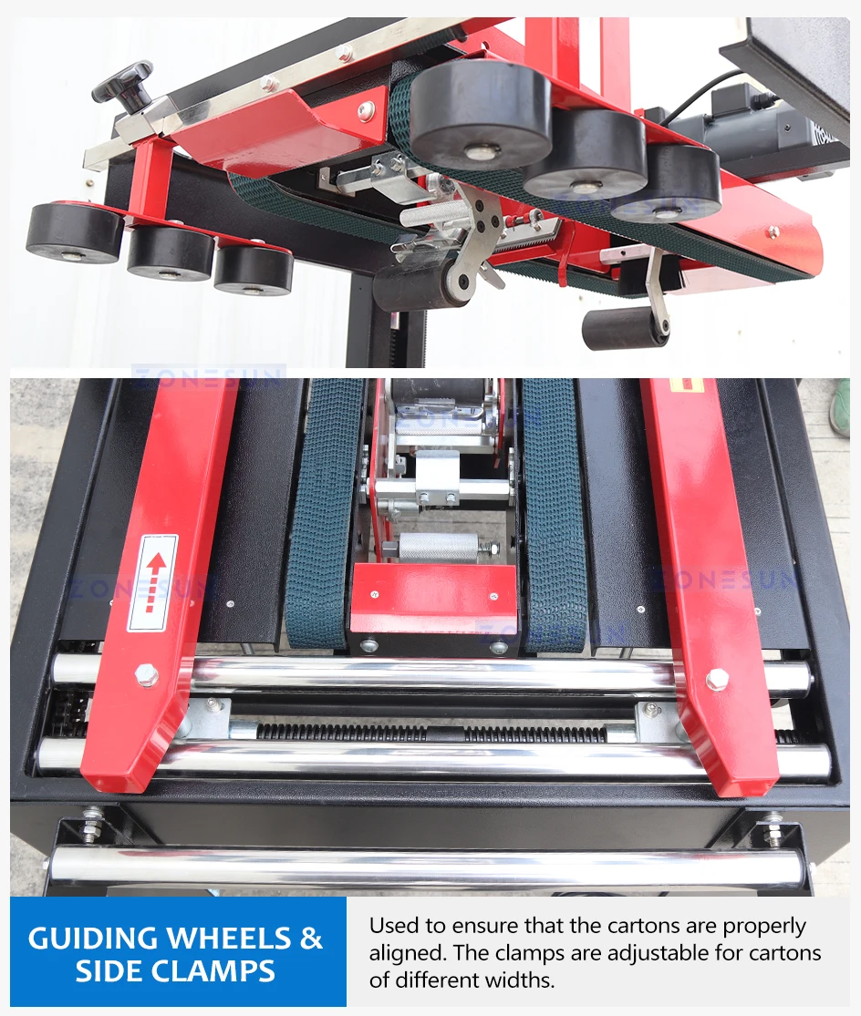 ZONESUN ZS-FK6050 Automatic Both Sides Carton Sealing Machine