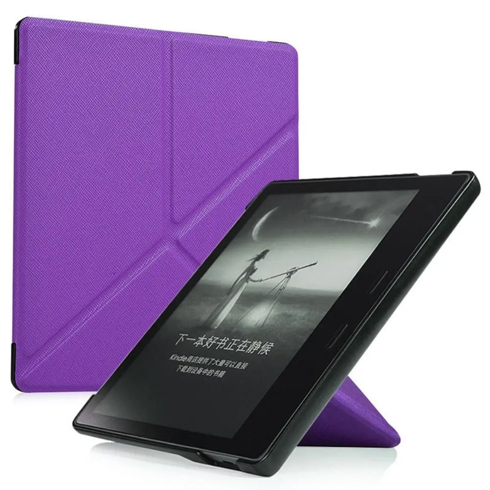 Premium PU Leather Folio Stand Case for 7-Inch E-Book Readers
