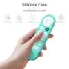 Soft Silicone Case For 2024 Google TV 4K Remote Protective Cover Shell with Lanyard Non-slip For Smart TV Voice Remote Control 4