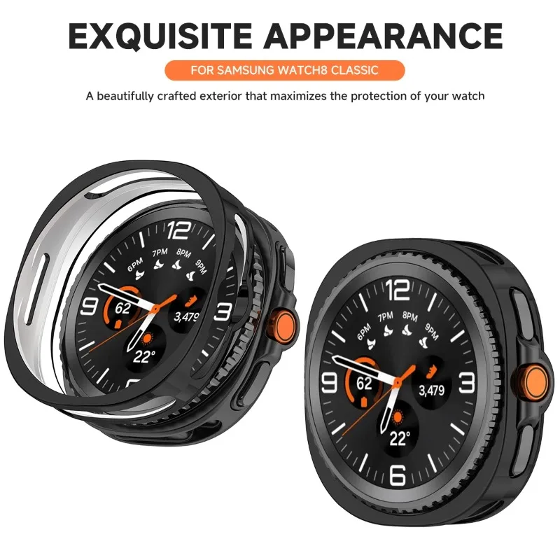 Soft TPU Protective Watch Case Cover – Hollow Out Design
