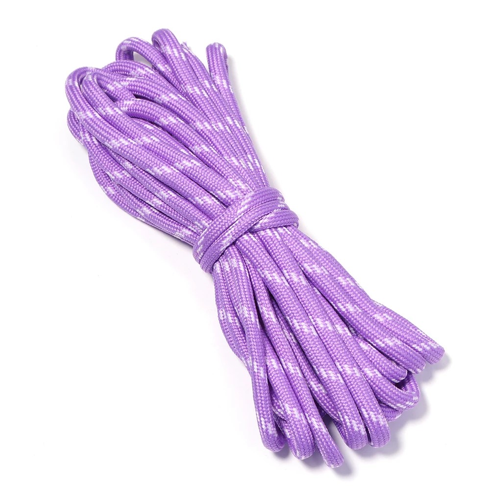 Colorful 5mm Braided Polyester Nylon Cord - 5 Yards for Crafting & DIY Projects