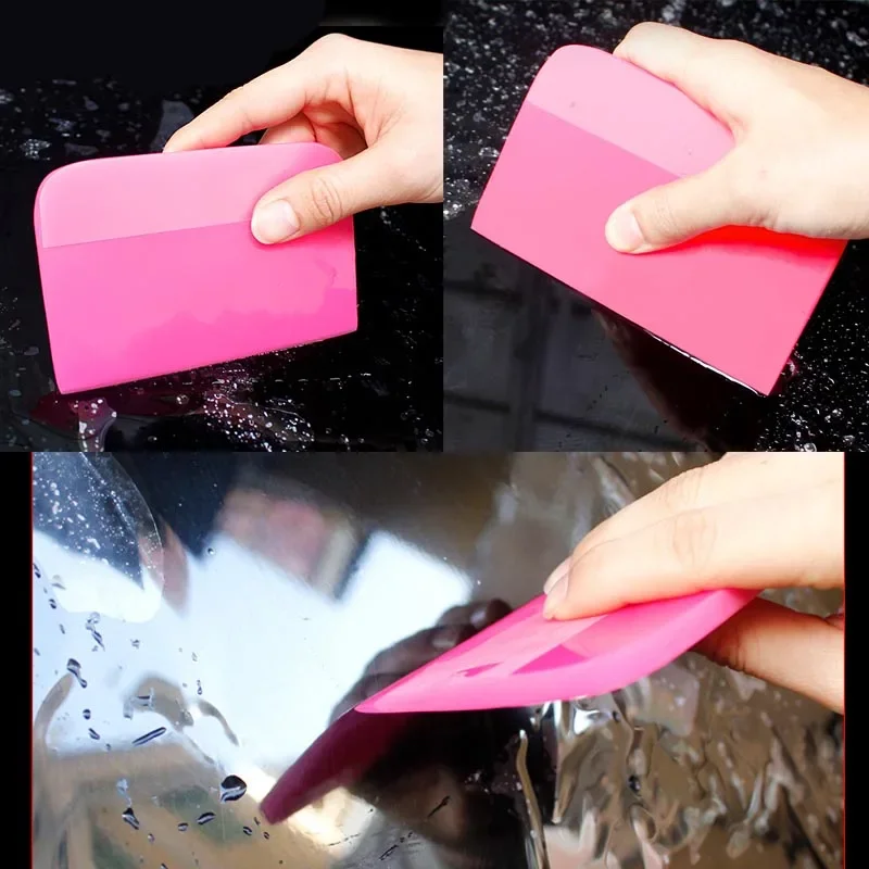 Car anti-scratch TPU coating soft scraper film vinyl spatula window tinting wrap cleaning tool