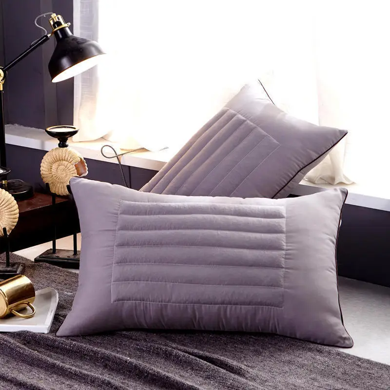 Bedding Pillow Neck Protection Pillows Geometri Shaped Buckwheat Husk Filling Cushion for Home Office Hotel Sleeping Pillow 4