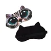 Women Men Sleep Eyeshade Eye Cover Cute Cat Dog Sleep Mask Eyeshade Cover Eye Mask 1pcs Sleeping Soft Blindfold Eyepatch 1