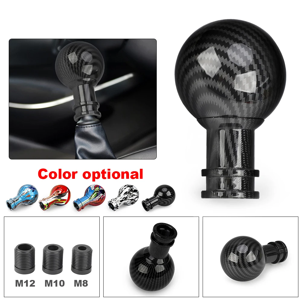 

5/6 Speed Universal Car Gear Shift Knob M8 M10 M12 For Manual Transmission Gear Level Shift Lever Knob