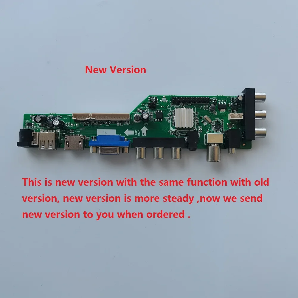 Controlador Placa Kit para N101l6-l0a L0b N101l6 1024*600 Sinal Vga Led Hdmi Digital Dvb-t Remoto 40pin tv Lvds Usb av 10.1 - Imagem 6