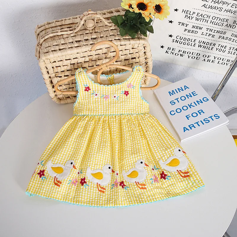 Womens Dresses Kids Yellow Polka Dot Dress Kids Girls Polka Dot