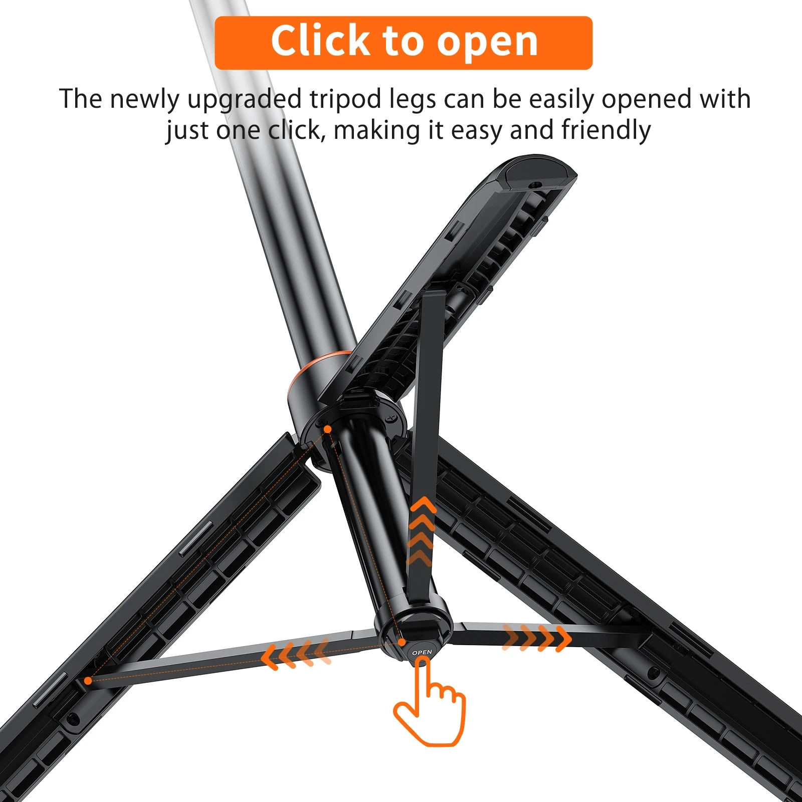 PULUZ 1.4m Action Camera Selfie Stick Tripod Vlog Live Streaming Holder