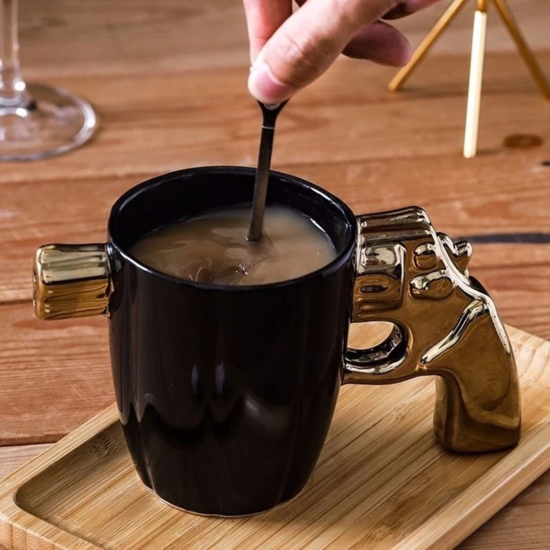 Ceramic Gun Coffee Mug Revolver Coffee Mug Revolver Format Mug