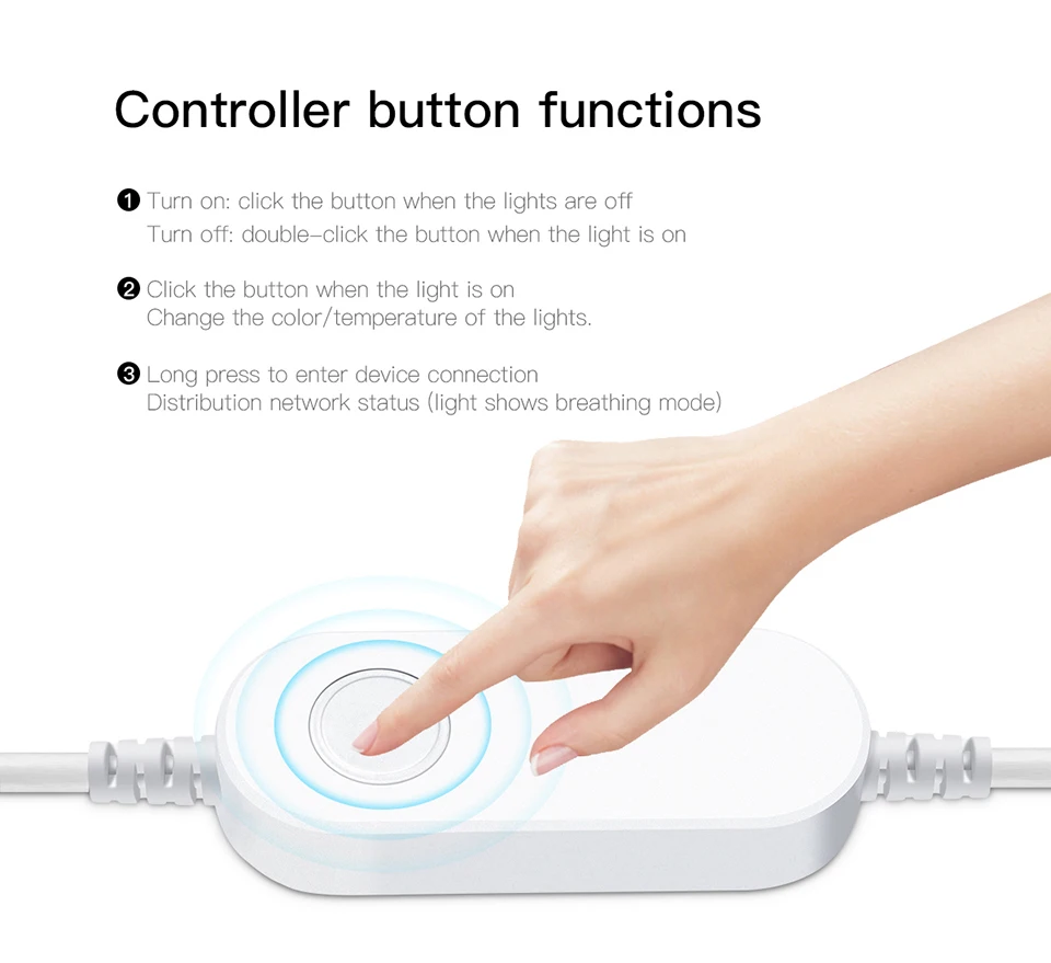 Description Picture 5 of itemZigbee 3.0 Tuya Smart Life LED Neon Light Strip DC5V SMD 2835 120LEDs/M Flexible Rope Tube Lamp Work with Alexa Google Home