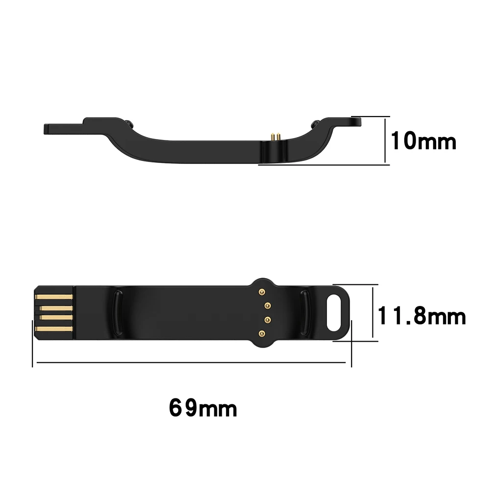 Elegant Smart Watch USB Charging Cable and Comfortable Wristbands