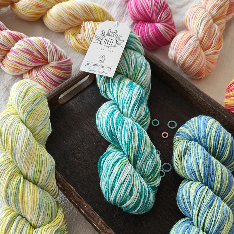 1개 283mtrs/100g Amano Inti 페루산 100% 페루산 피마 면사