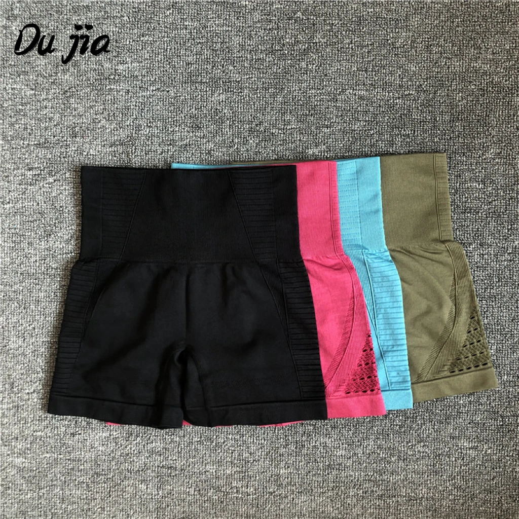 Energy Seamless Yoga Running Shorts Fitness High Waist Workout Womens Stretch Gym Shorts Bicycles Gym Leggings