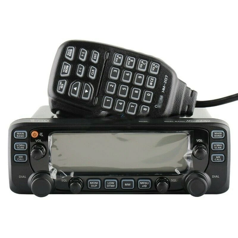 IC-2730E High-power Dual Band Dual Display Car Walkie-talkie IC-2720H Upgrade Car Two Way Radio Vehicle Radio