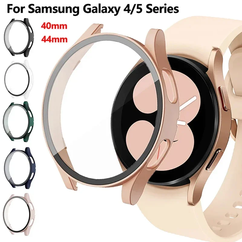 Premium Anti-Fall Bumper Case & Screen Protector for Galaxy Watch - All-PC Protection Kit