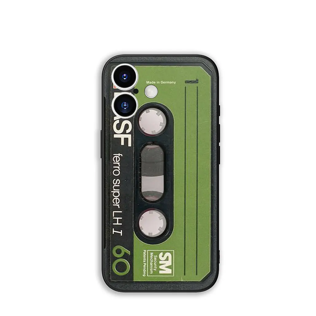 Retro Cassette Tape Music Phone Case Cover