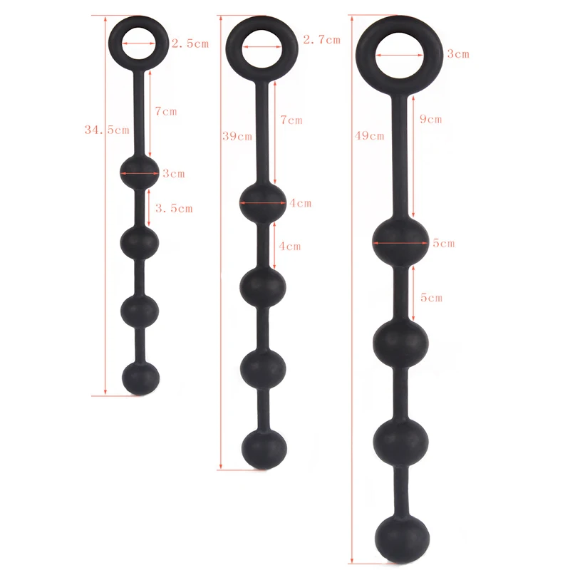 Anal Sex Toys Anal Plug Buttplug Silicone Anal Balls for Adults Erotic Toy Big Butt Plug Beads Plugs Dilator
