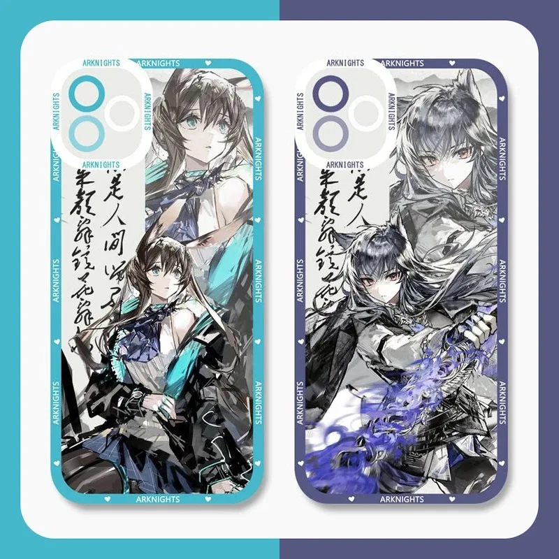 Anime Arknights Game-Themed Silicone Phone Case
