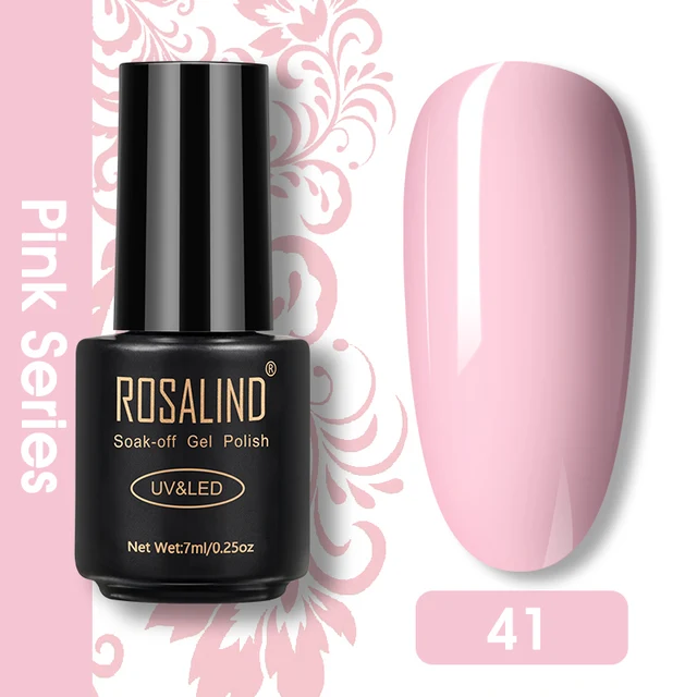 ROSALIND Nail Gel Polish Glitter Series Gel Varnishes All For Manicure Soak Off UV Lamp Nails Art Semi Permanent Gel Polish RA41