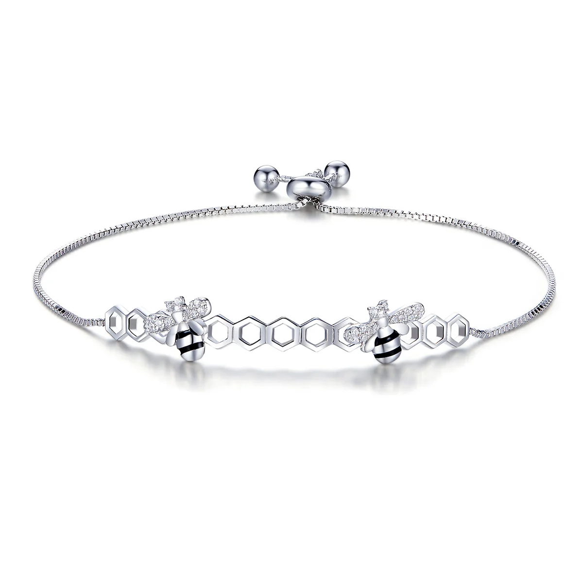 

STB3 Stainless Steel Bracelet Colorful Link Chain Thin Charm Bracelets for Women