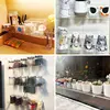 Storage Rack Acrylic Shelf Clear Wall Mounted Thick Transparent Floating Display Stick Bathroom Kitchen Ledge Organizer 20-50cm 3
