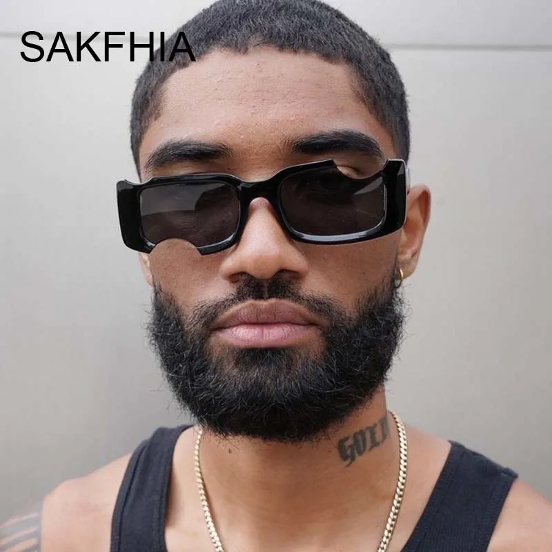 

Black Vintage Square Sunglasses Man Brand Designer Outdoors Sun Glasses Male Fashion Irregular Jelly Color Shades Oculos De Sol