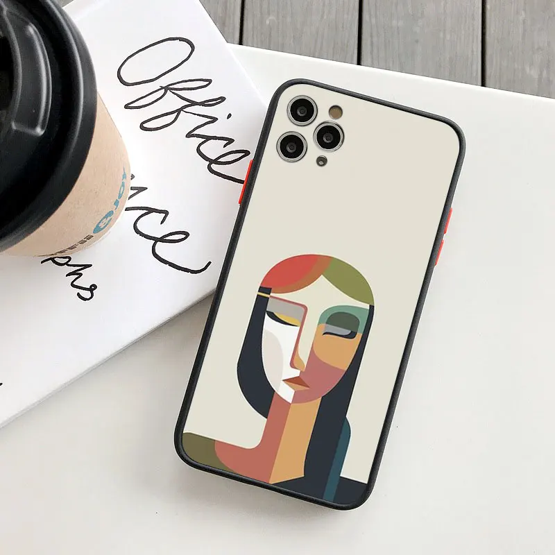 Picasso abstrakte Kunst Malerei Handy hülle für iPhone 8 7 plus se2 15 11 12 13 14 pro max mini x xs xr stoß feste Rückseite Funda – Detail 11