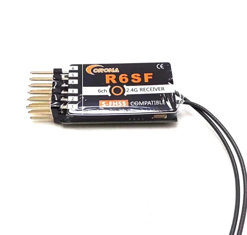 Enhanced Corona Receiver with Antenna - 4/6/8 Channel S-FHSS/FHSS