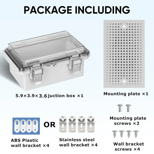 범용 IP67 방수 전기 분배 상자: 안전하고 내구성 있는 DIY 전자 보호 솔루션