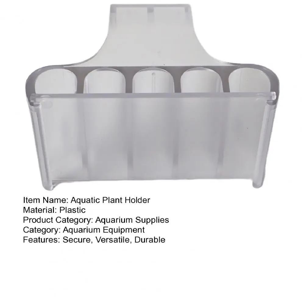 Aquarium-Pflanzenhalter Aus Kunststoff – 2 Stück, Mit Saugnäpfen & Haken, Für Wasserpflanzen, Schwarz