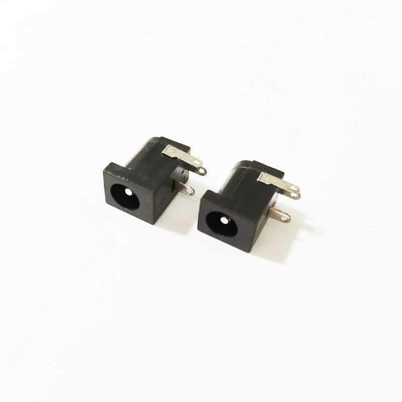 NCHTEK-구리 DC 5.5x2.1mm 전원 공급 장치 암 잭 소켓, 5.5/2.1 배럴 유형 PCB 마운트/무료 배송/1000 개